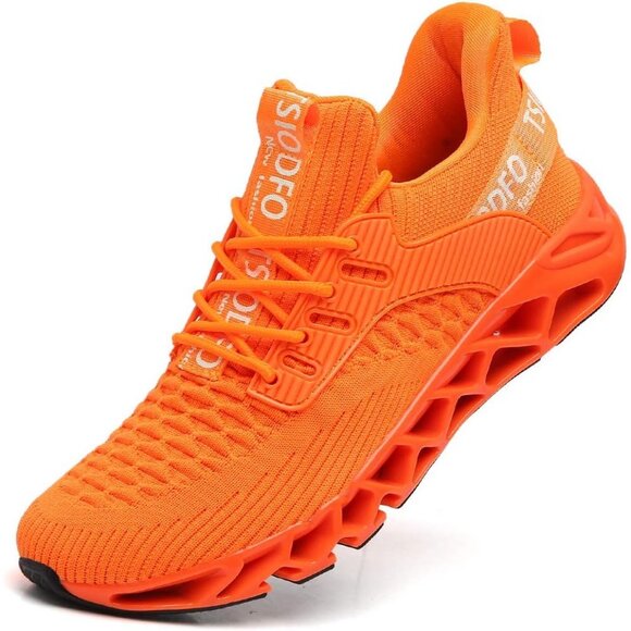 Men\'s Sport Fashion Running Walking Orange Athletic Tennis Sneakers Shoes main image 7